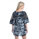 Aura Grey Tie-Dye Dress