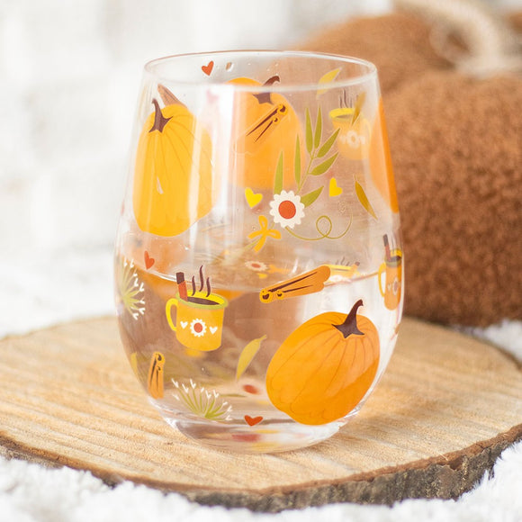 Autumn Days Stemless Glass