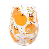 Autumn Days Stemless Glass