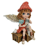 Autumn Fae Fairy Figurine with Dreamcatcher