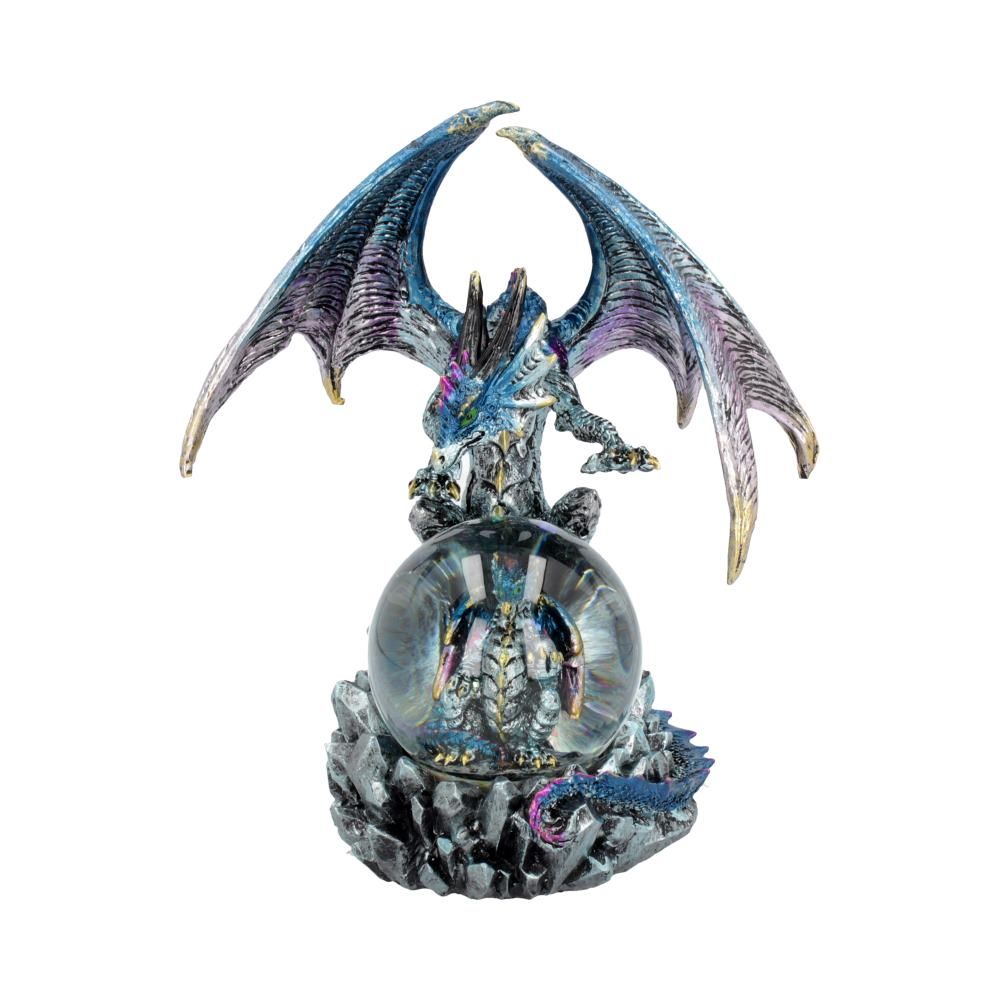 Azul Oracle Blue Dragon Fortune Seer Snow Globe