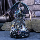 Azul Oracle Blue Dragon Fortune Seer Snow Globe