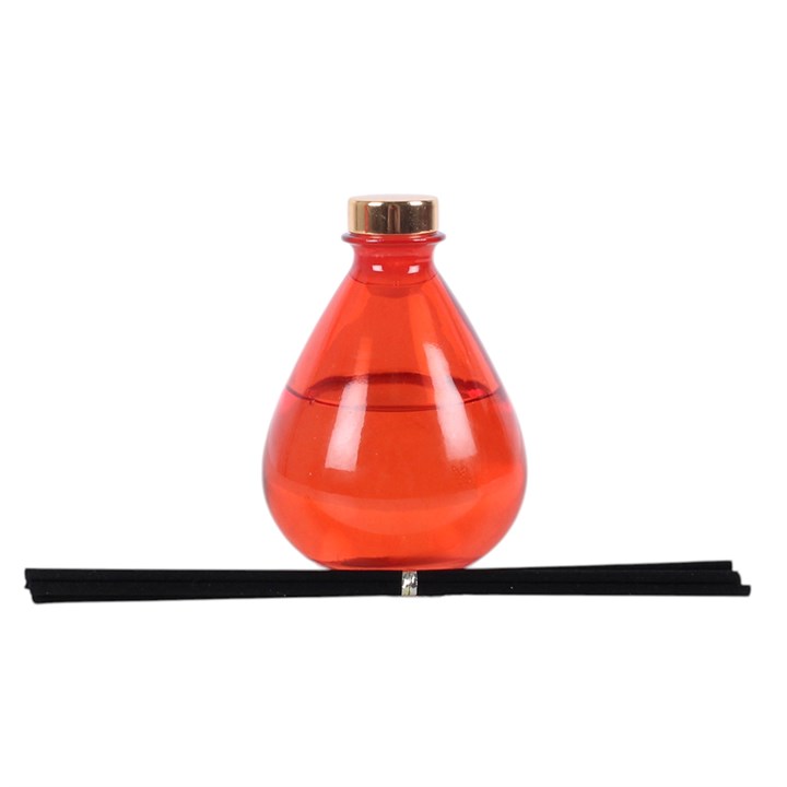 Blood Orange reed diffuser red glass bottle