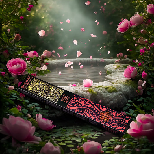 Banjara Extra Long Smudge Incense Sticks - Wild Rose