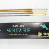 Banjara Tribal Smudge Incense Sticks - White Arruda Rue