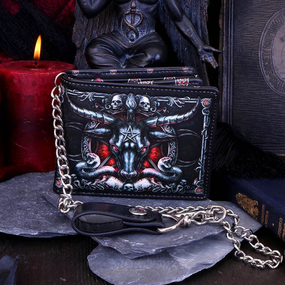Baphomet Wallet with Chain