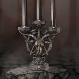 Baphomet's Radiance Candelabra with LED Candles