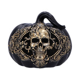 Baroque Harvest Black Pumpkin Ornament