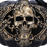 Baroque Harvest Black Pumpkin Ornament