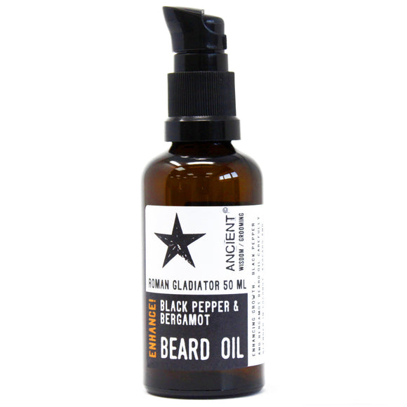 Roman Gladiator - Enhance Beard Oil with Essential Oils