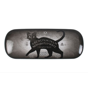 Black Cat Ouija Board Glasses Case by Alchemy