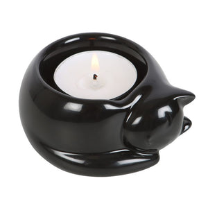 Black Cat Tealight Candle Holder