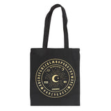 Black & Gold Ouija Board Tote Bag