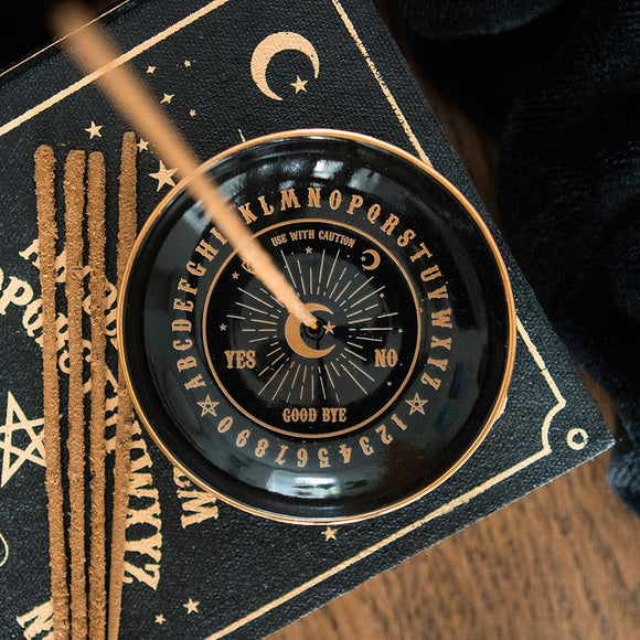 Black Ouija Board Incense Holder