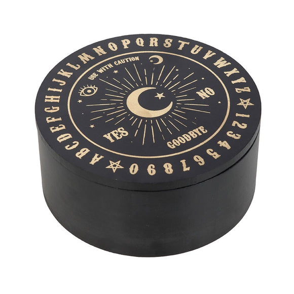Black Ouija Board Jewellery Box
