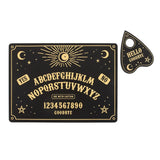 Black Ouija Board Placemat and Coaster Set