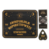 Black Ouija Board with Planchette