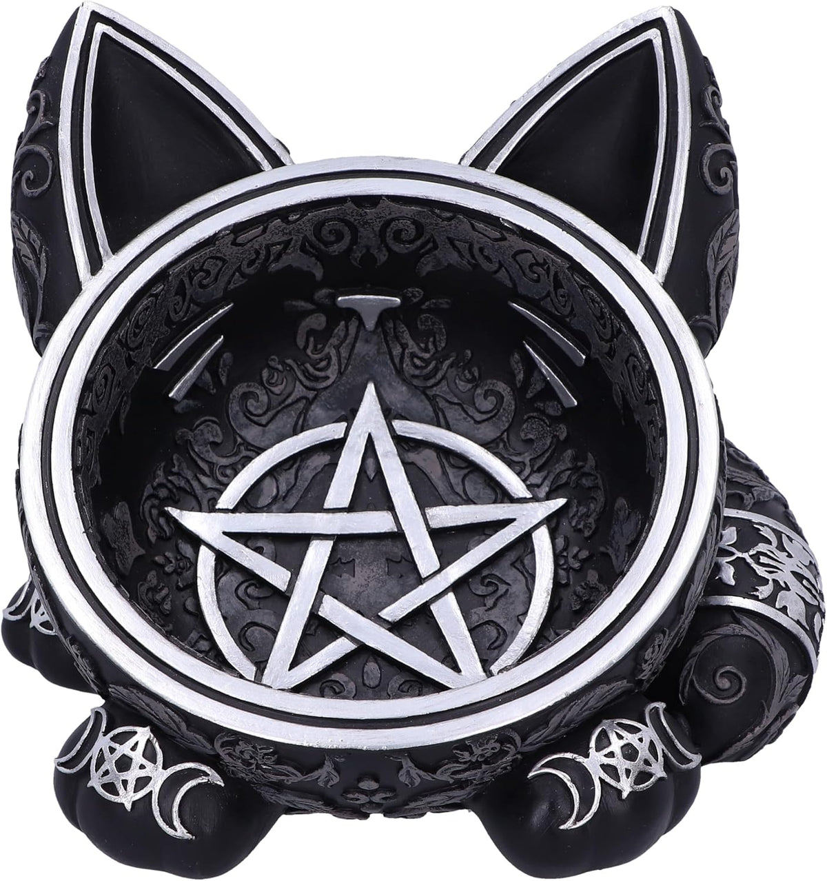 Black Cat Magic trinket bowl by Nemesis Now