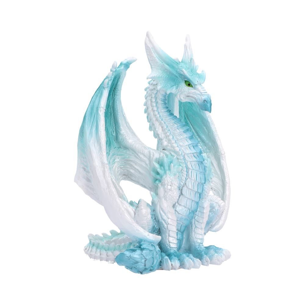 Blizzard Ice Dragon Figurine opposite side view