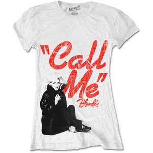 Blondie Call Me Ladies T-Shirt