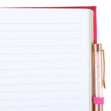 Book of Love Spells Journal with Rose Quartz Crystal Pen