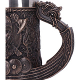 Bronze Drakkar Dragon Boat Viking Tankard