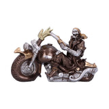 Bronze Full Throttle Motorbike Figurine