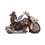 Bronze Full Throttle Motorbike Figurine