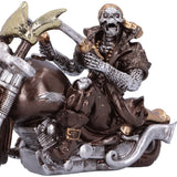 Bronze Full Throttle Motorbike Figurine