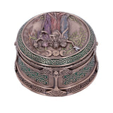 Bronze Maiden Mother Crone Trinket Box