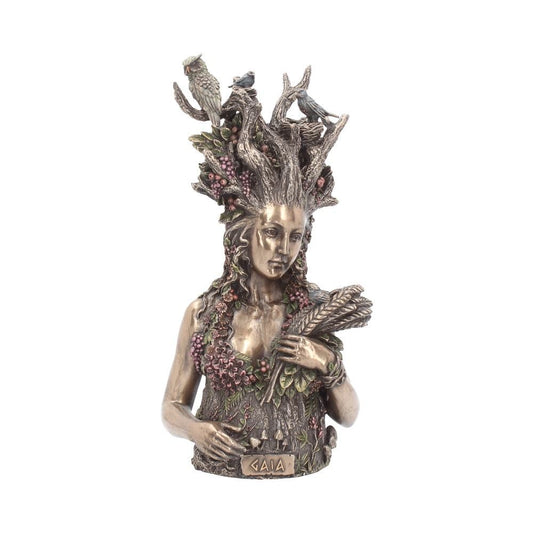 Bronzed Mother Earth Gaia Bust