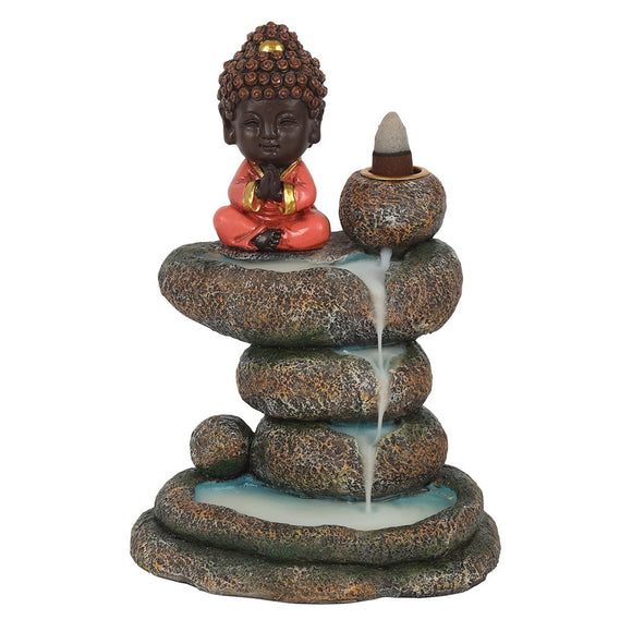Buddha & Rock Pond Backflow Incense Burner