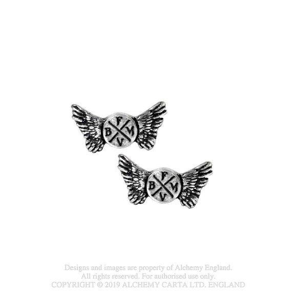 Bullet For My Valentine Wing Earrings