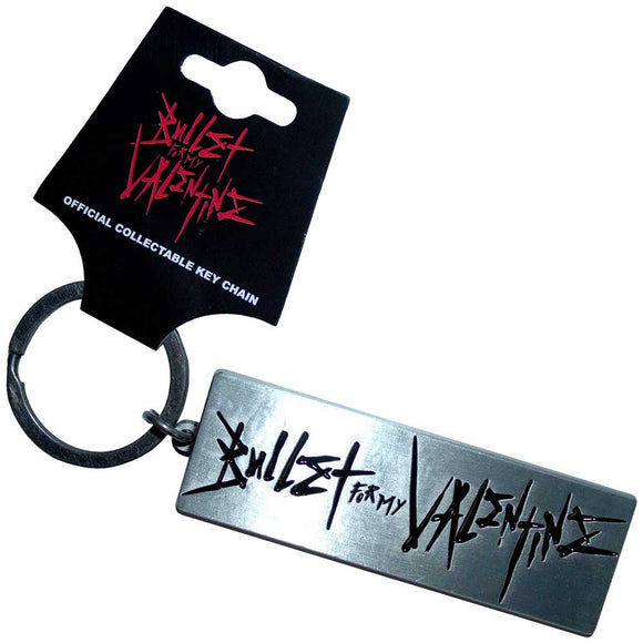 Bullet For My Valentine Keyring: Engraved Logo
