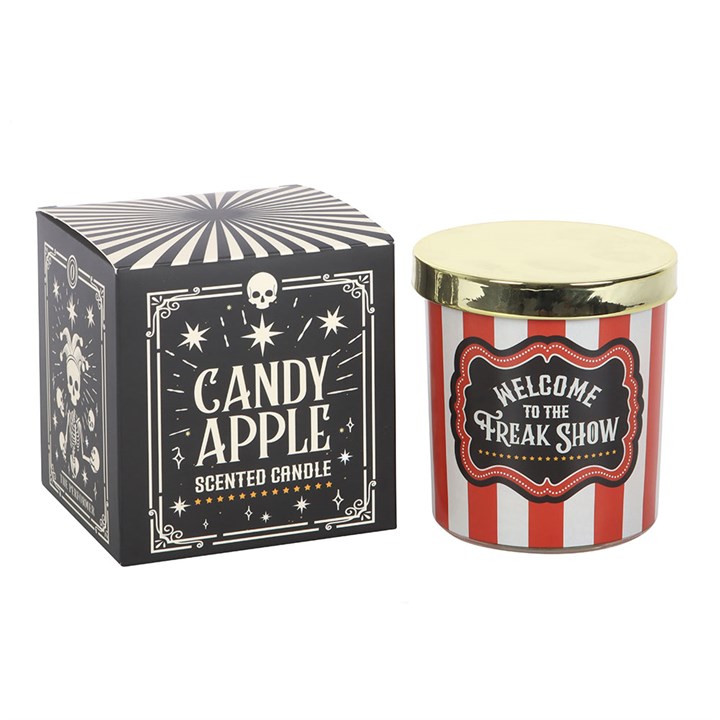 Circus theme candle and box