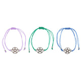 Set of 3 Coven Sisters Pentagram Bracelets