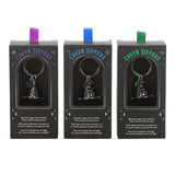 Set of 3 Coven Sisters Witch Hat Keyrings