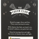 Set of 3 Coven Sisters Witch Hat Keyrings