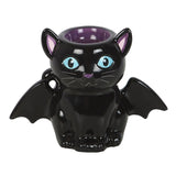 Cute and Creepy Bat Cat Oil Burner