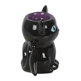 Cute and Creepy Bat Cat Oil Burner