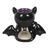 Cute and Creepy Bat Cat Oil Burner