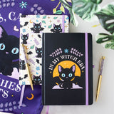 Cute and Creepy Notebook with Amethyst Pen