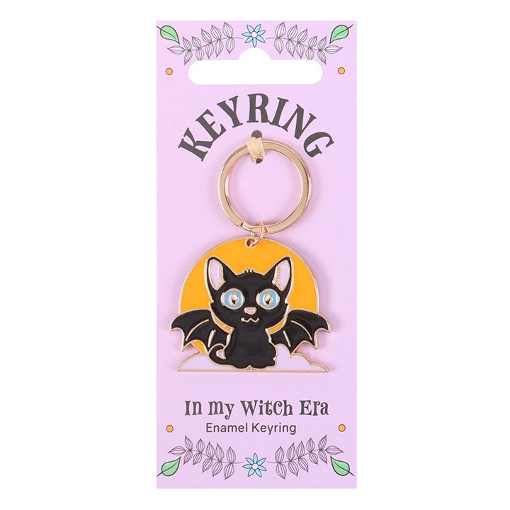 In My Witch Era Bat Cat & Moon Keyring