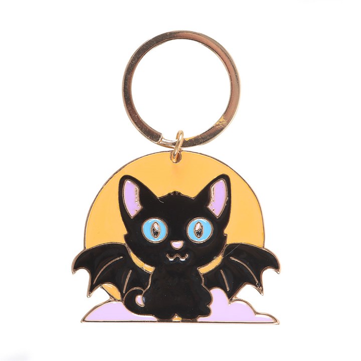 In My Witch Era Bat Cat & Moon Keyring