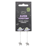 Glow in the Dark Alien Abduction Dangle Earrings