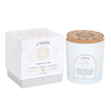 Cancer Orange & Chamomile, Moonstone Crystal Candle