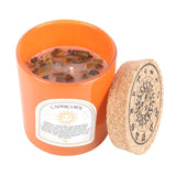 Capricorn Sandalwood & Jasmine Tiger's Eye Candle