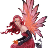 Carreen Autumn Fairy with Dragon Figurine