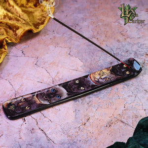 Cat Totem Incense Holder by Lisa Parker