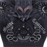 Celestial Black and Silver Baphomet Bust
